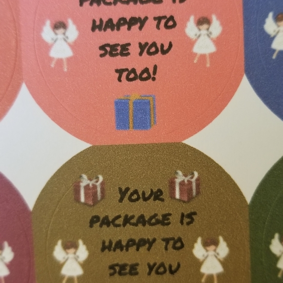 90 Labels Your Pkg is Happy to See You Too - Picture 16 of 16